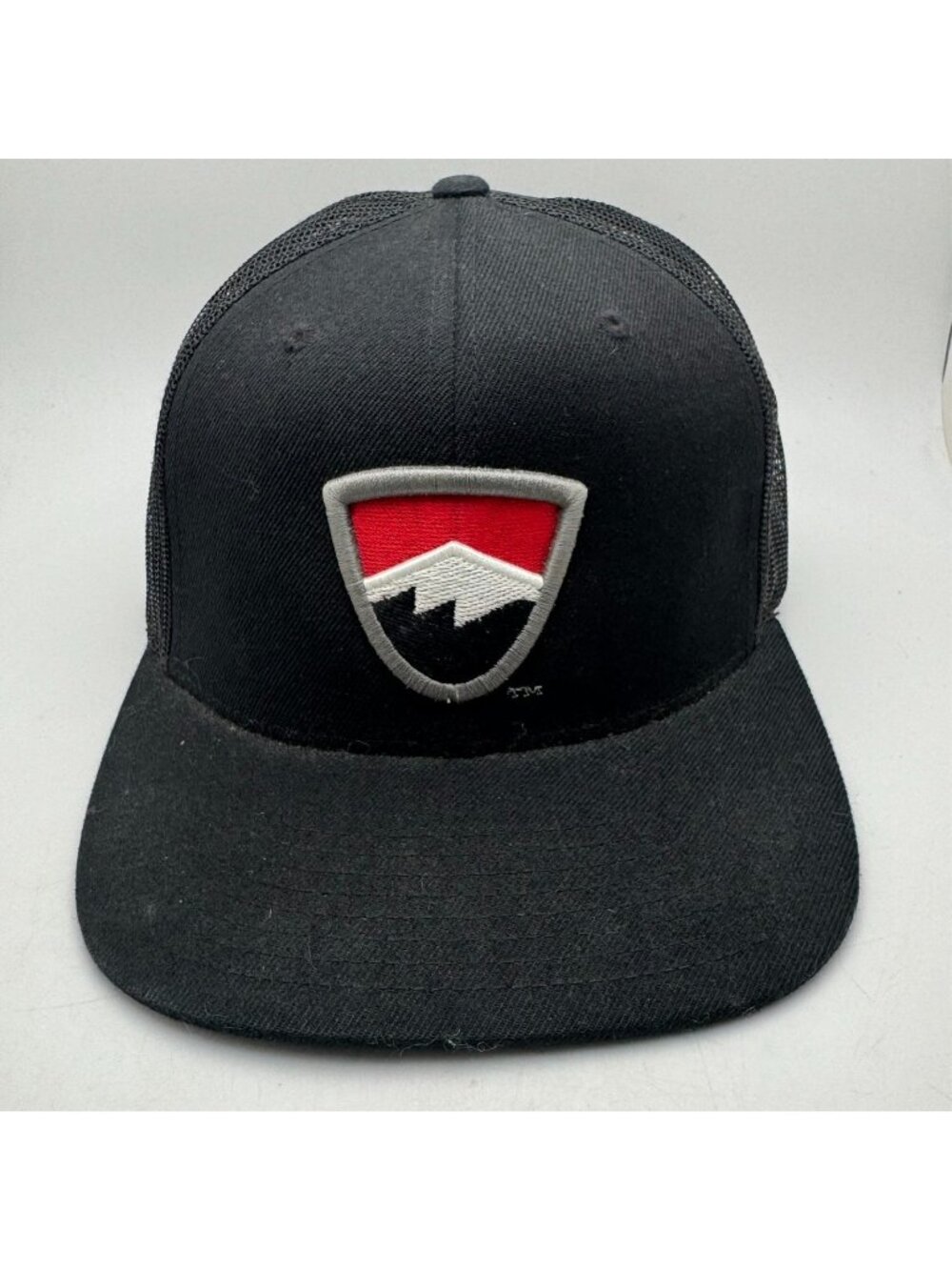 Winter Park Trucker Hat Cap Black Snapback Mountain Logo Colorado Ski Resort